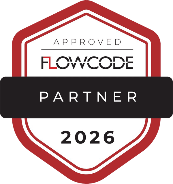 Approved Flowcode Partner 2026 badge